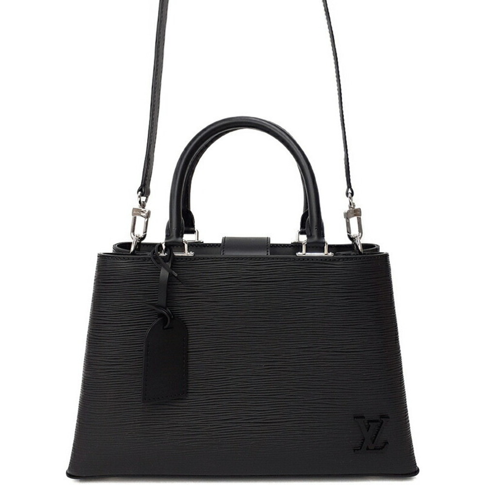 Louis Vuitton Epi Kleber Shoulder Bag Black